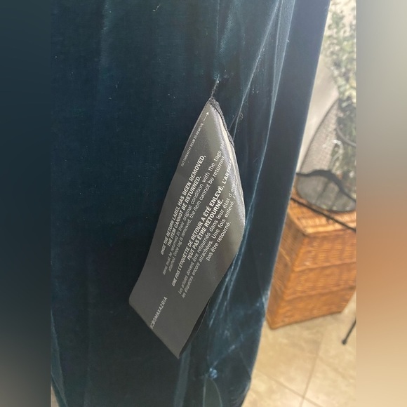 BCBGMAXAZRIA | Elana “Midnight Teal” Velvet Dress - Picture 6 of 12